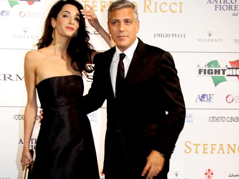 Photo:  Amal Alamuddin and George Clooney 19